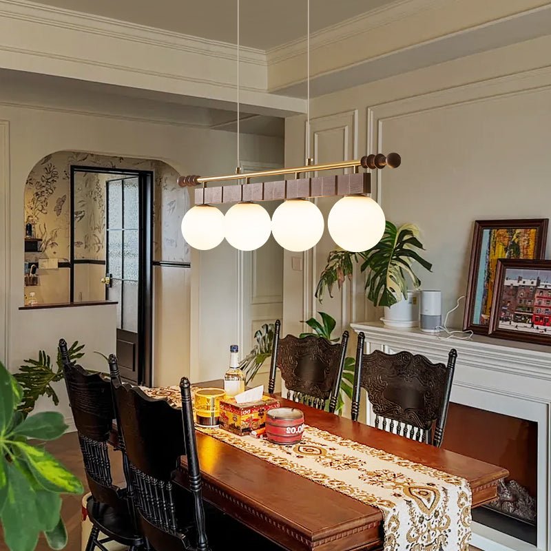 Sinuara Ribbon Globe Linear Chandelier - Vakkerlight