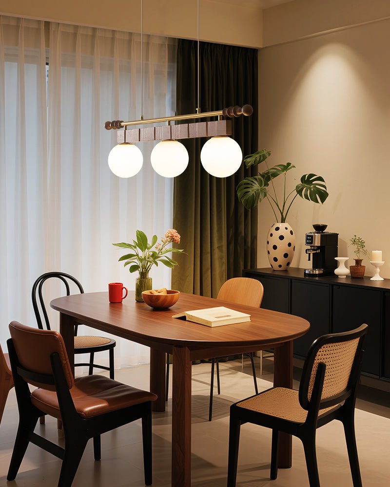 Sinuara Ribbon Globe Linear Chandelier - Vakkerlight