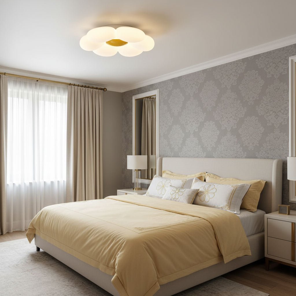 Six - leaf Flower Kids Room Ceiling Lamp - Vakkerlight