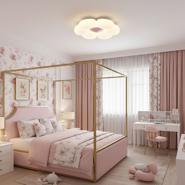 Six - leaf Flower Kids Room Ceiling Lamp - Vakkerlight