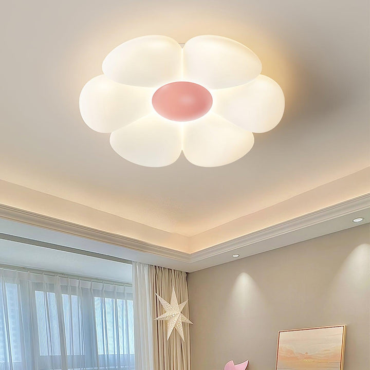 Six - leaf Flower Kids Room Ceiling Lamp - Vakkerlight