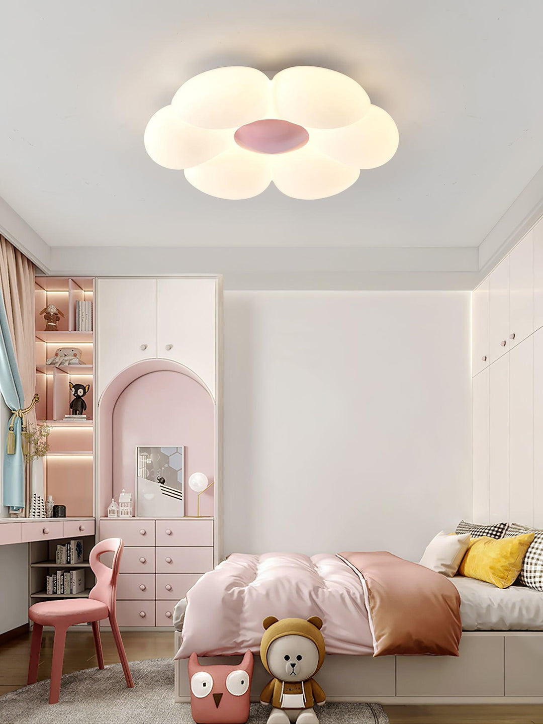 Six - leaf Flower Kids Room Ceiling Lamp - Vakkerlight