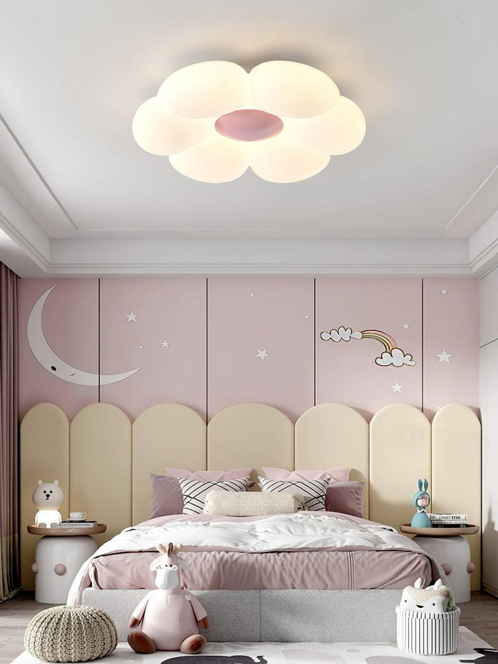 Six - leaf Flower Kids Room Ceiling Lamp - Vakkerlight