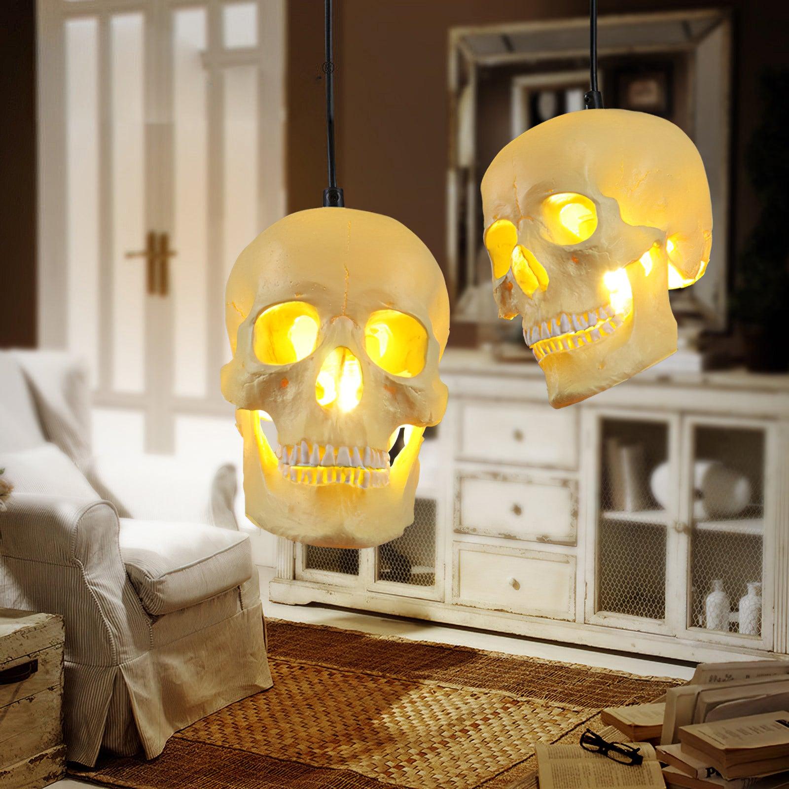 3D LED Lamp Skull Bedside Table Lamp Skull Color Change Horror Skull