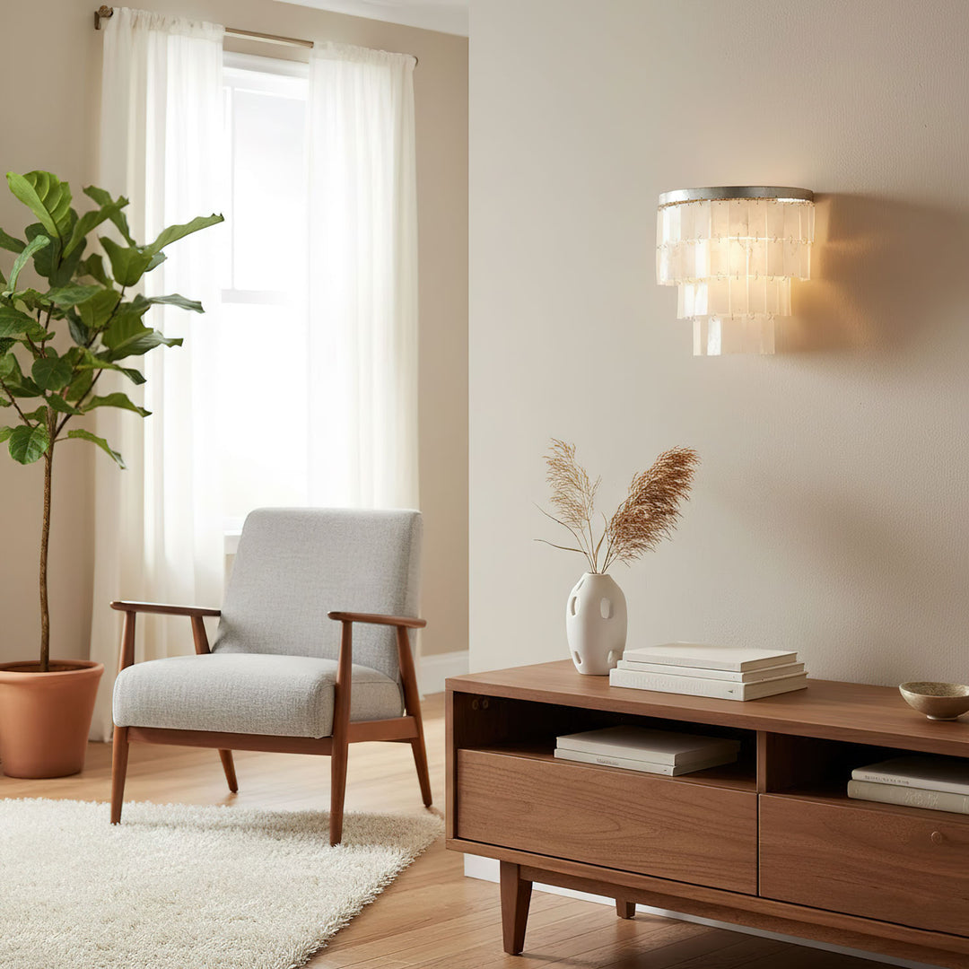 Skye Shell Tiered Wall Lamp - Vakkerlight