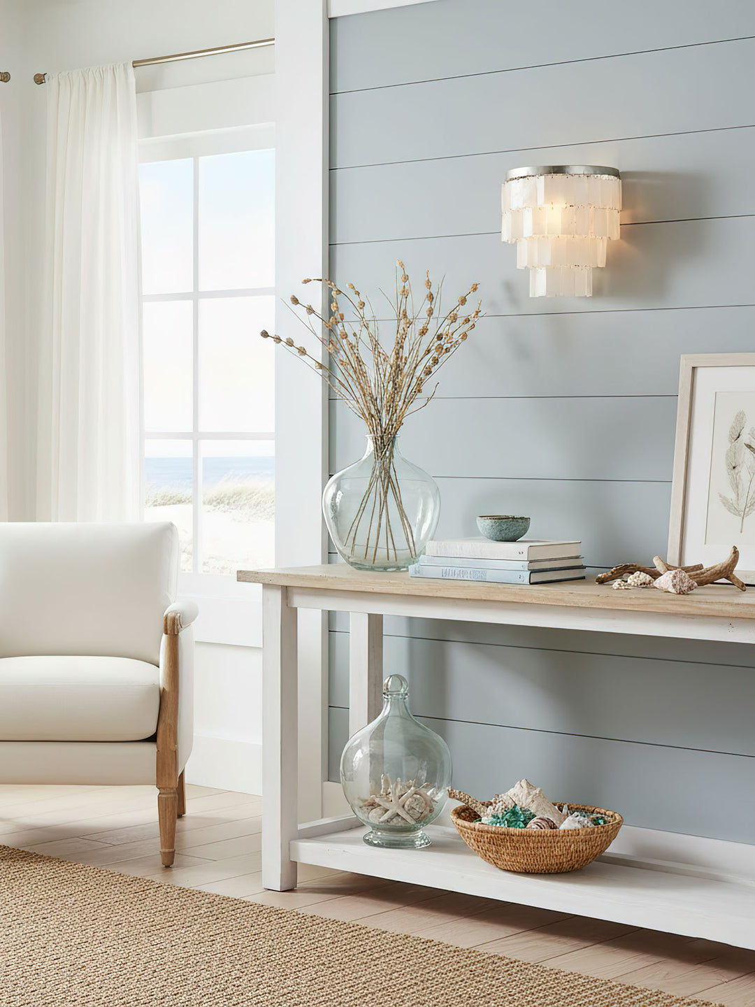 Skye Shell Tiered Wall Lamp - Vakkerlight