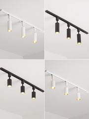 Sleek Cylinder Track Light