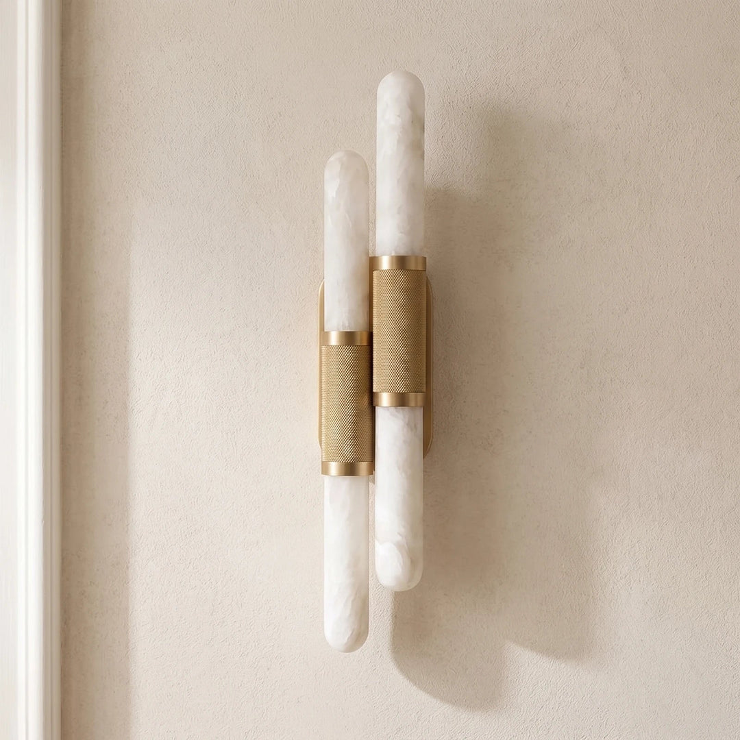 Sleeve Alabaster Wall Sconce