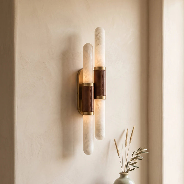 Sleeve Alabaster Wall Sconce