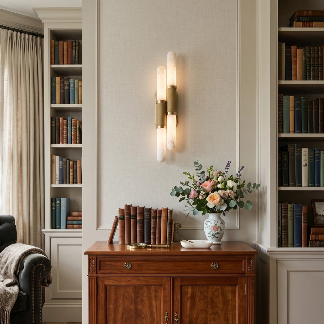 Sleeve Alabaster Wall Sconce