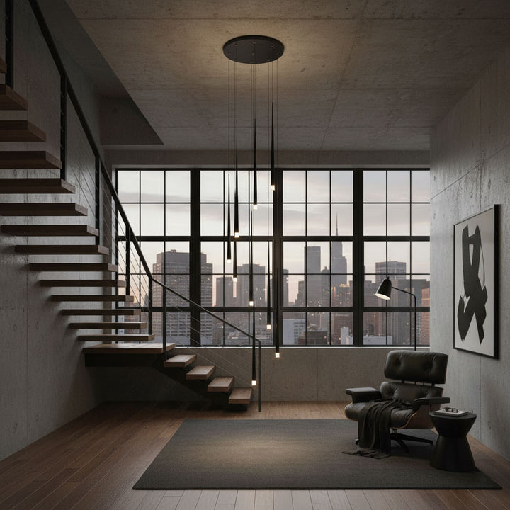 Slender Cone Chandelier - Vakkerlight