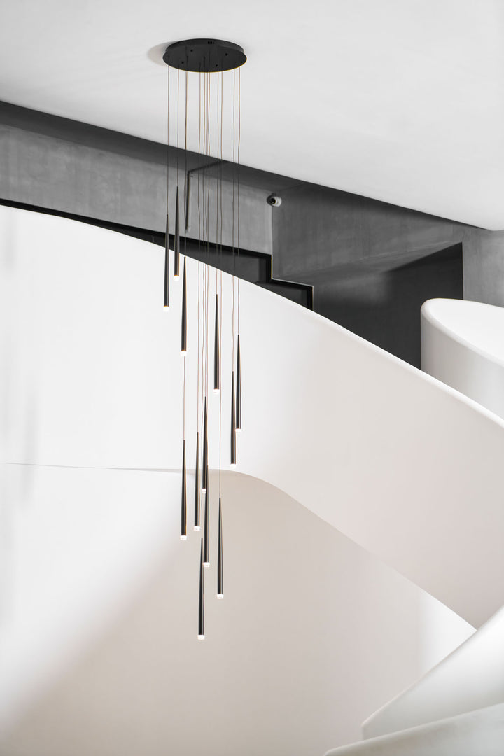 Slender Cone Chandelier - Vakkerlight