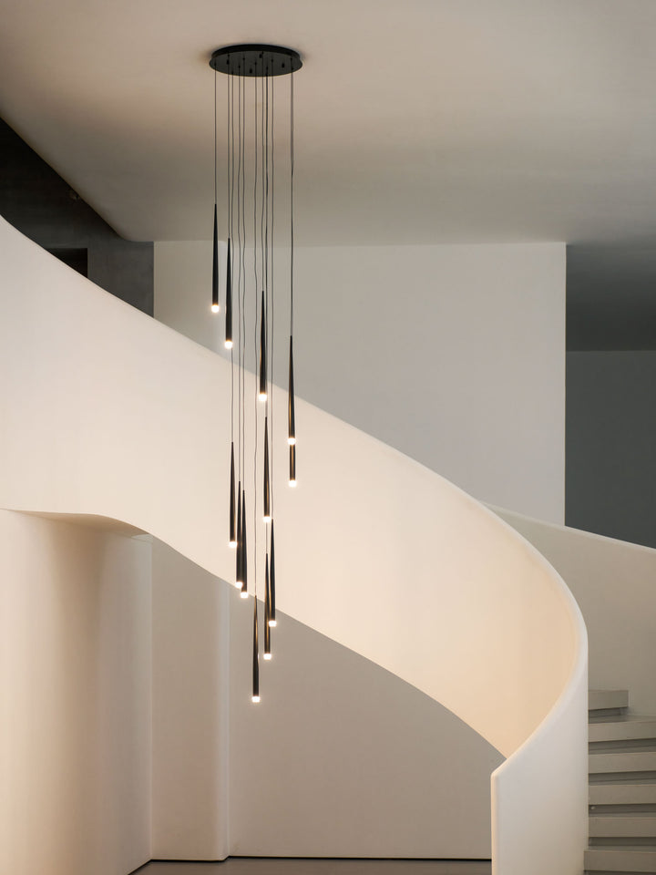 Slender Cone Chandelier - Vakkerlight