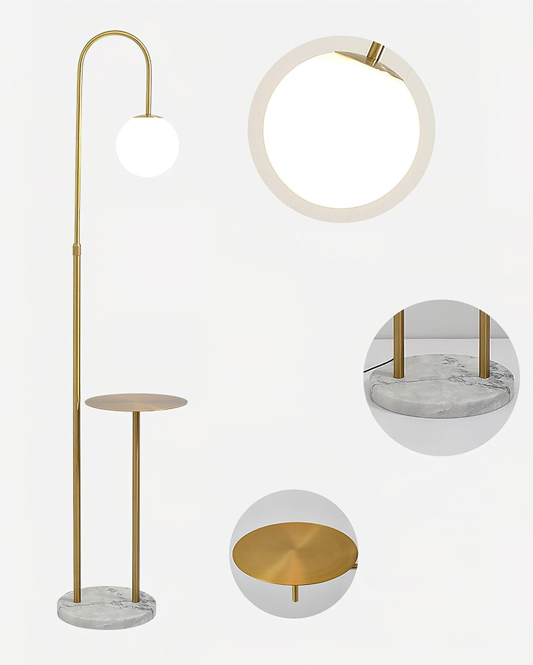 Small Bubble Table Floor Lamp - Vakkerlight