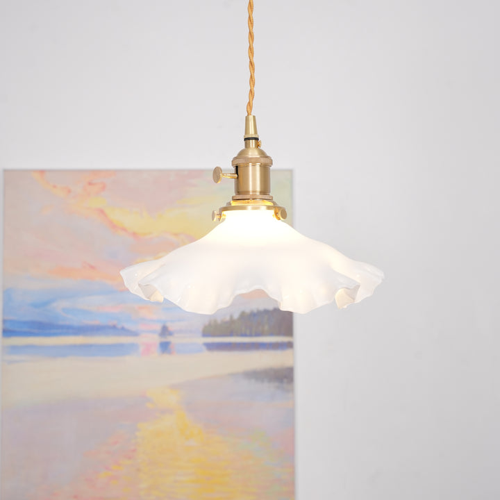 Small Floral Pendant Lamp