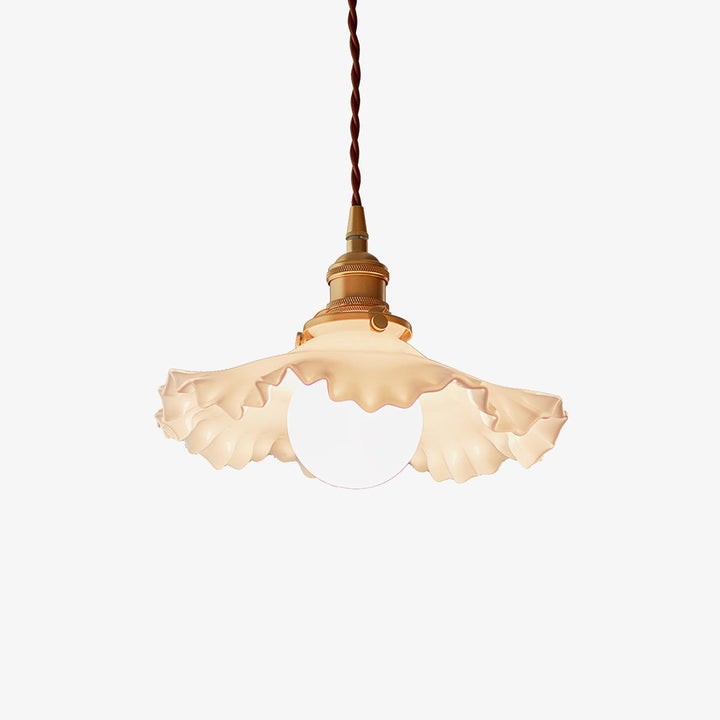 Small Floral Pendant Lamp - Vakkerlight