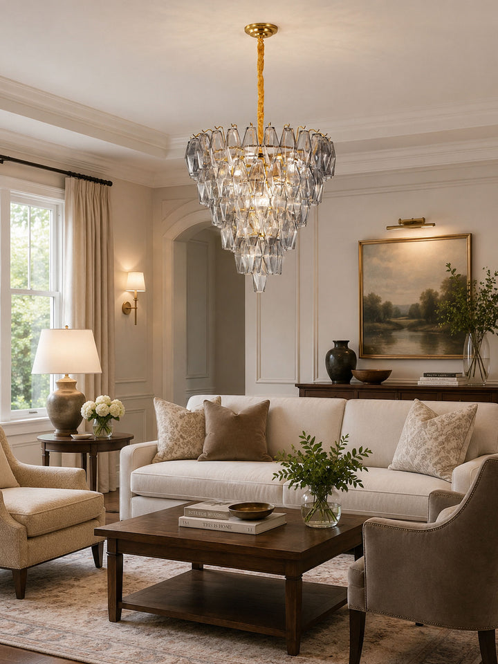 Smoke Gray Empire Chandelier - Vakkerlight