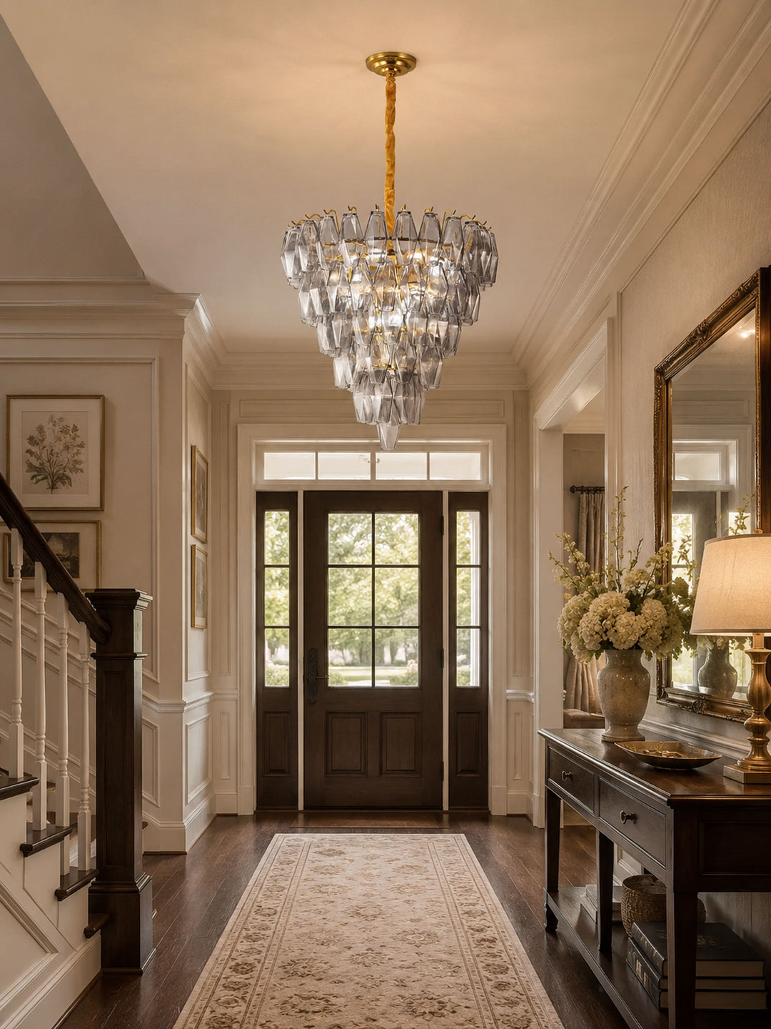 Smoke Gray Empire Chandelier - Vakkerlight
