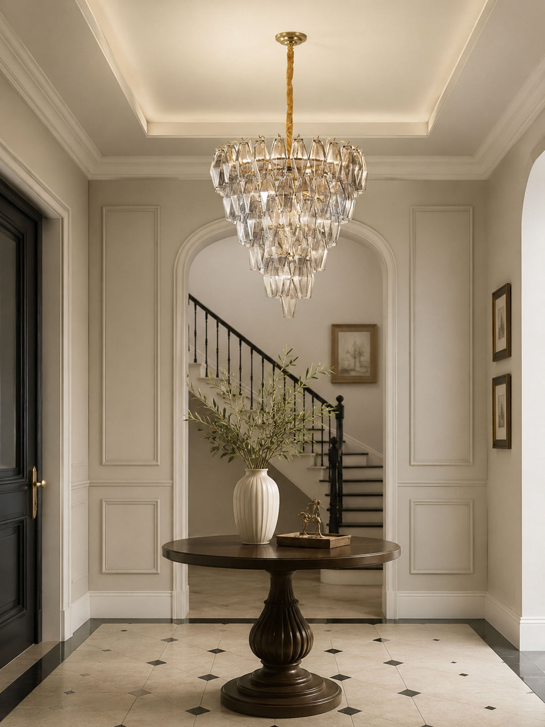Smoke Gray Empire Chandelier - Vakkerlight