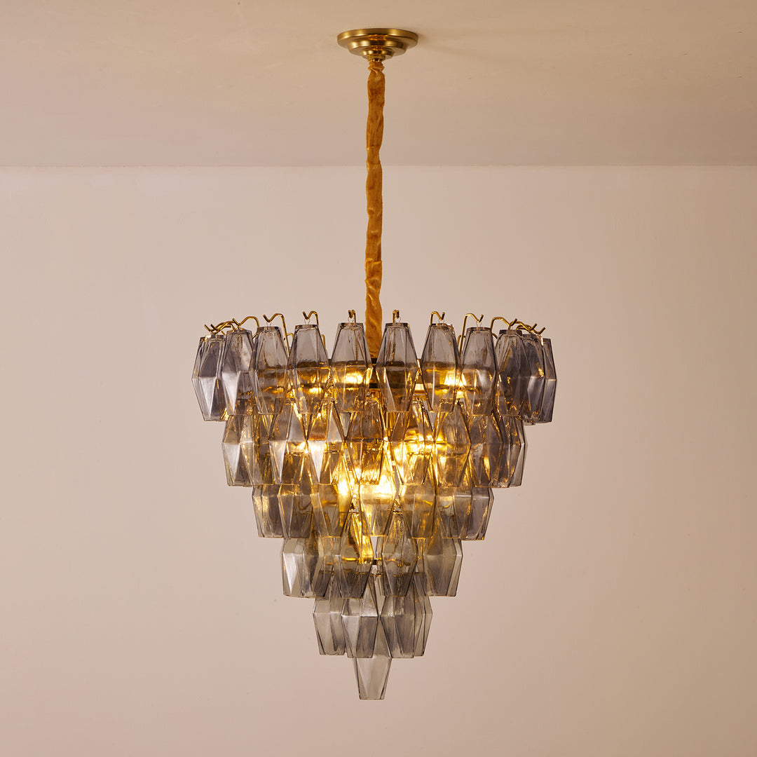 Smoke Gray Empire Chandelier - Vakkerlight