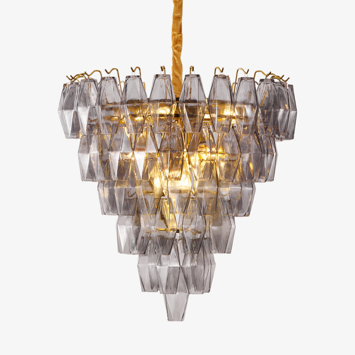 Smoke Gray Empire Chandelier - Vakkerlight