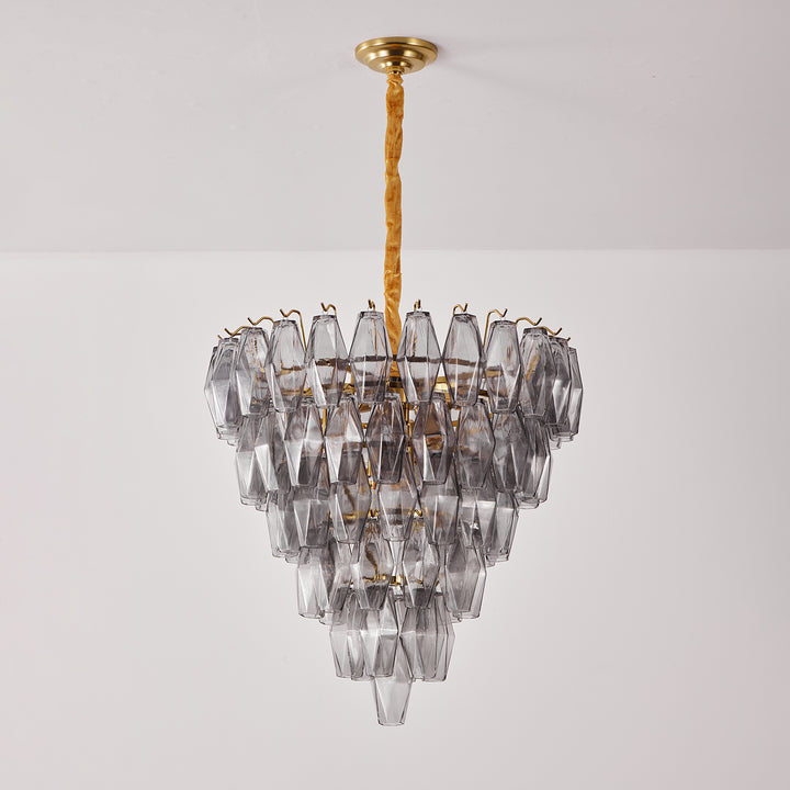 Smoke Gray Empire Chandelier - Vakkerlight