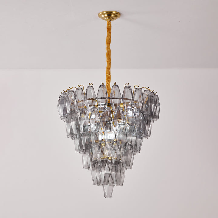 Smoke Gray Empire Chandelier - Vakkerlight