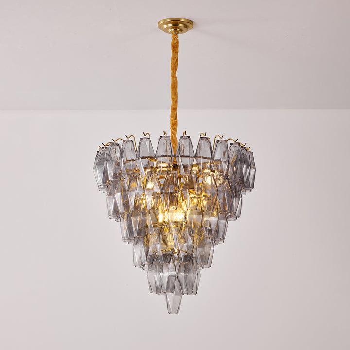Smoke Gray Empire Chandelier - Vakkerlight
