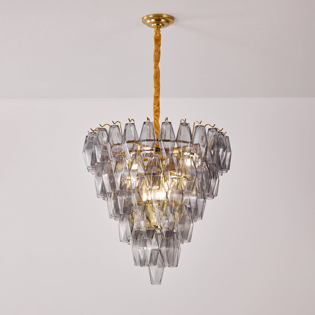 Smoke Gray Empire Chandelier - Vakkerlight