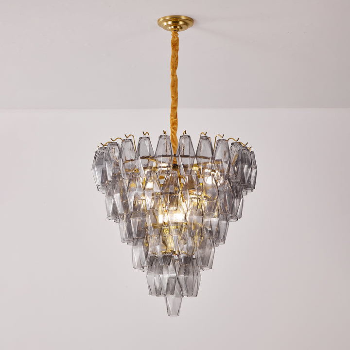 Smoke Gray Empire Chandelier - Vakkerlight