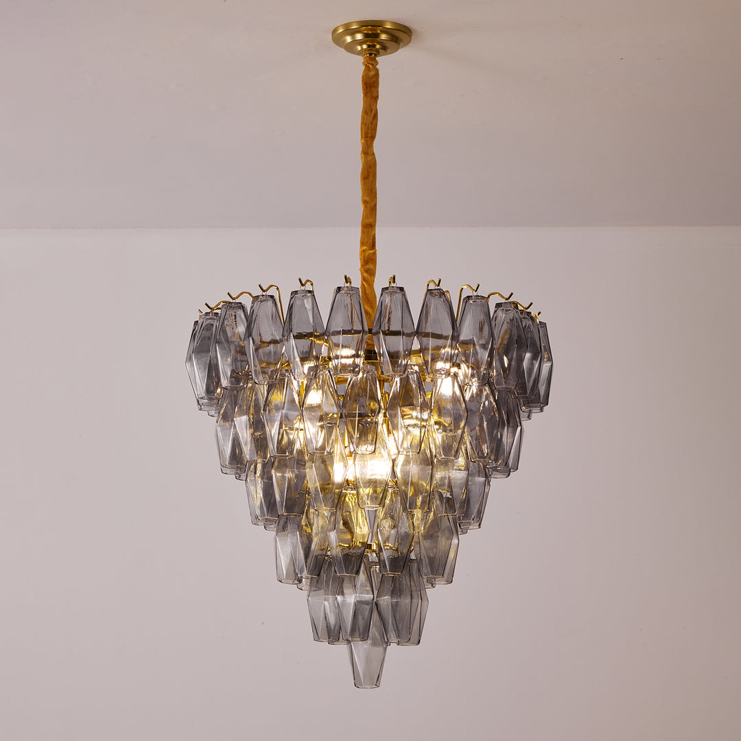 Smoke Gray Empire Chandelier - Vakkerlight
