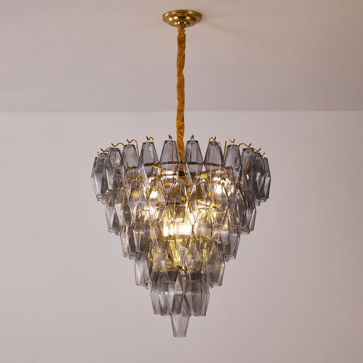 Smoke Gray Empire Chandelier - Vakkerlight