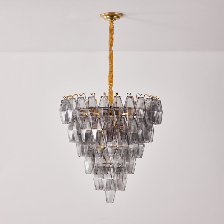Smoke Gray Empire Chandelier - Vakkerlight
