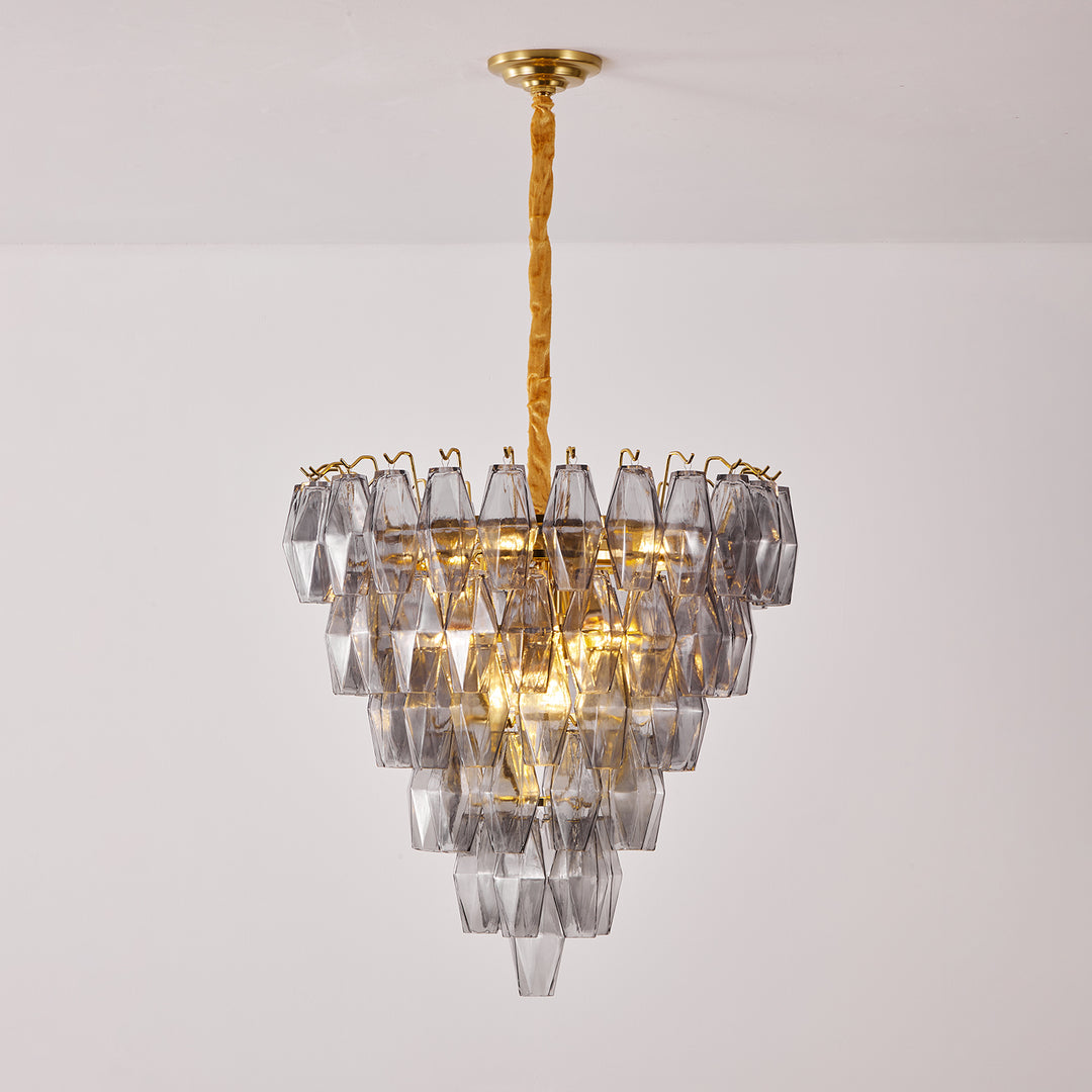 Smoke Gray Empire Chandelier - Vakkerlight