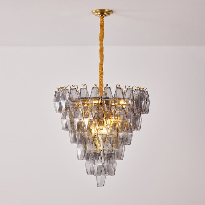 Smoke Gray Empire Chandelier - Vakkerlight