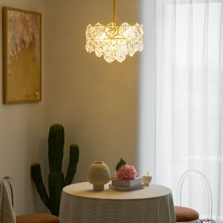 Snowflake Glass Chandelier - Vakkerlight