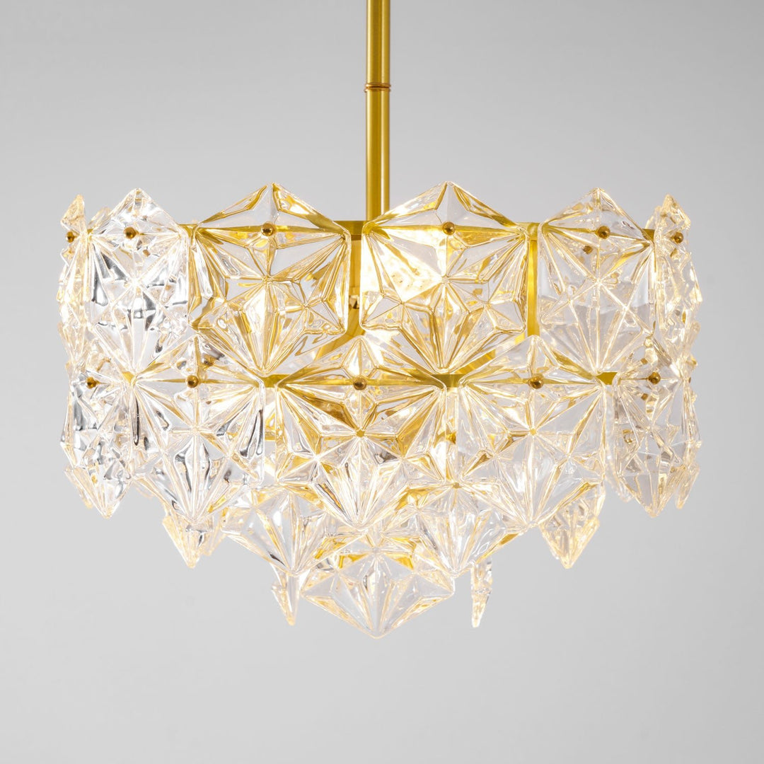 Snowflake Glass Chandelier - Vakkerlight
