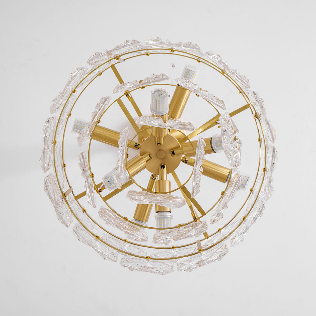Snowflake Glass Chandelier - Vakkerlight