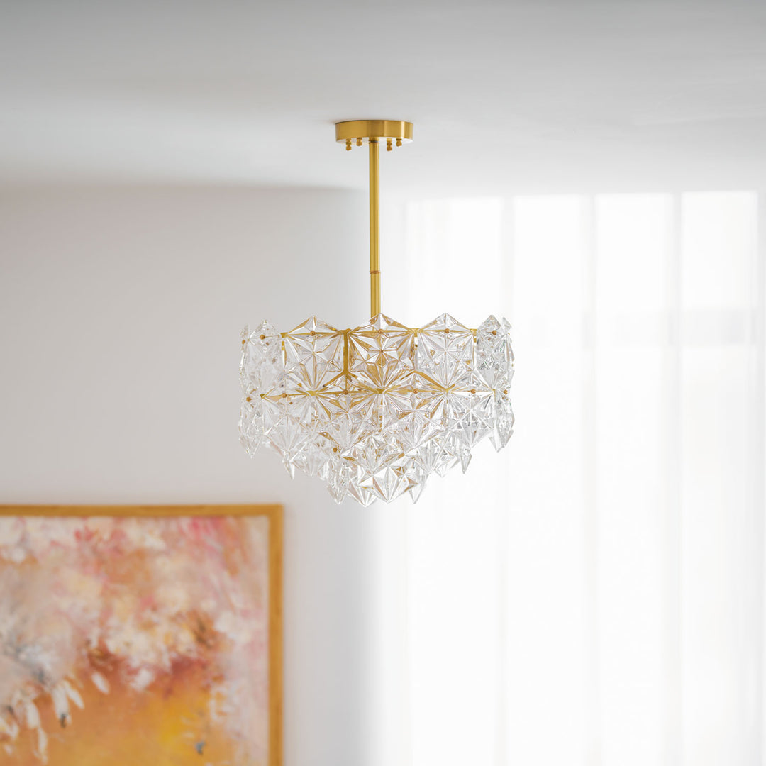 Snowflake Glass Chandelier - Vakkerlight