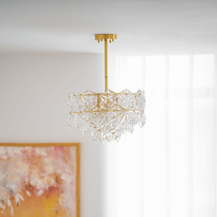 Snowflake Glass Chandelier - Vakkerlight