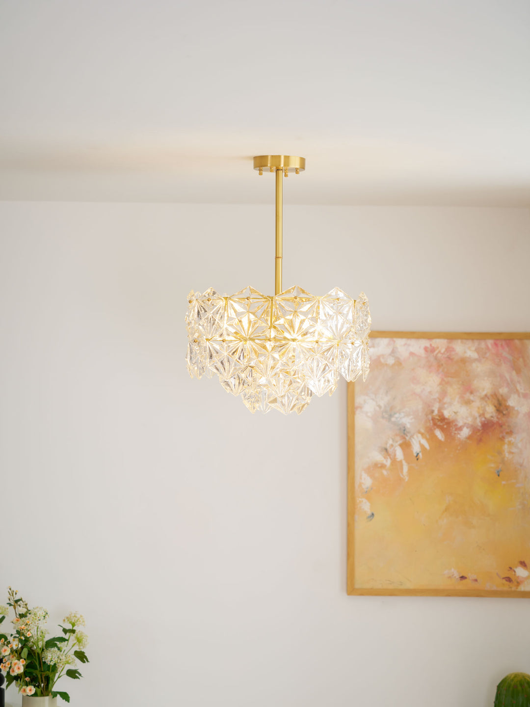 Snowflake Glass Chandelier - Vakkerlight
