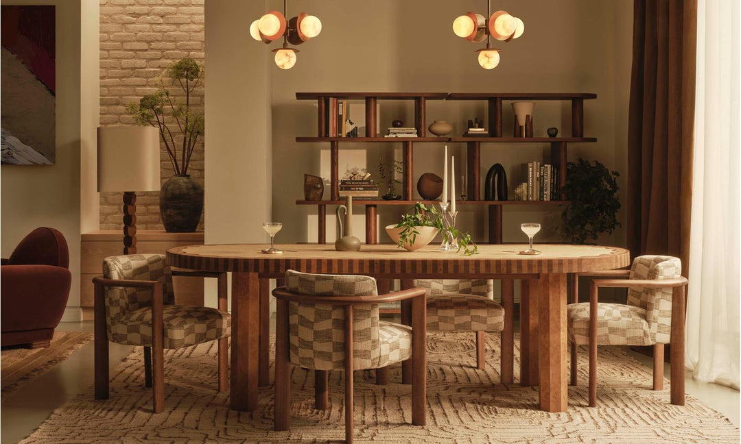 Snowflake Alabaster Orb Chandelier