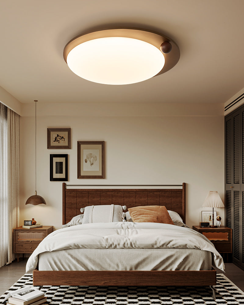 Wood Accent Ceiling Light