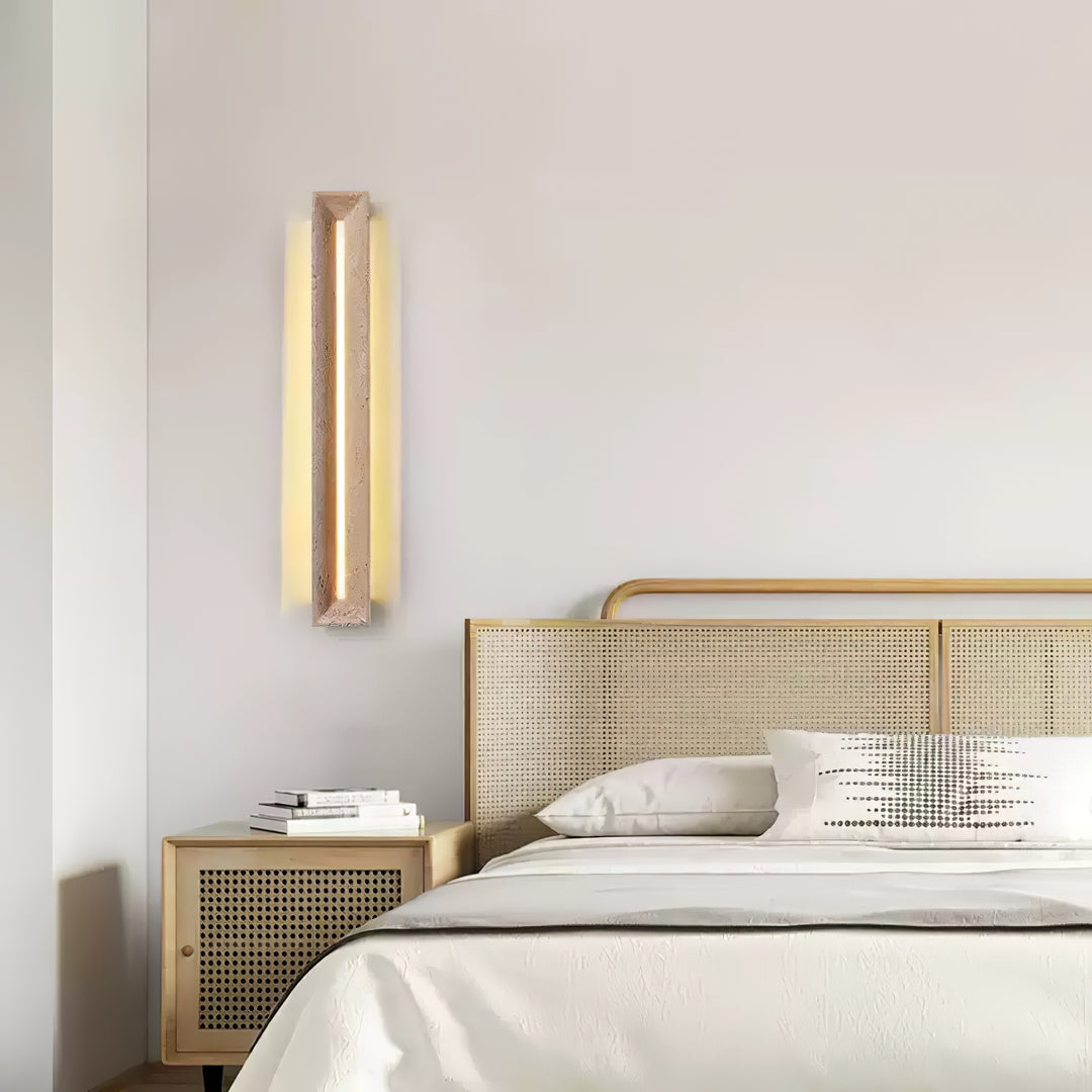 Solace Travertine Beam Wall Light - Vakkerlight