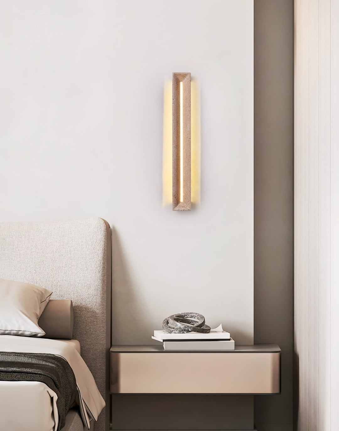 Solace Travertine Beam Wall Light - Vakkerlight