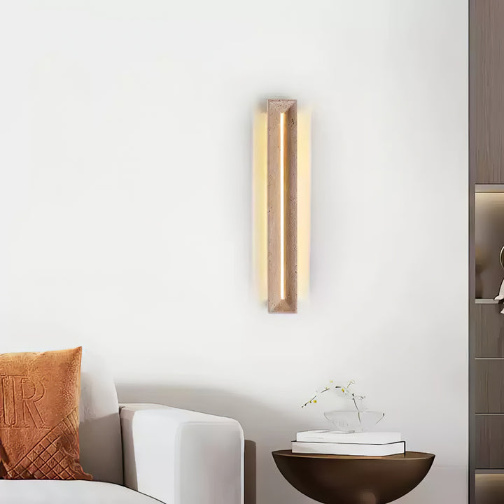 Solace Travertine Beam Wall Light - Vakkerlight