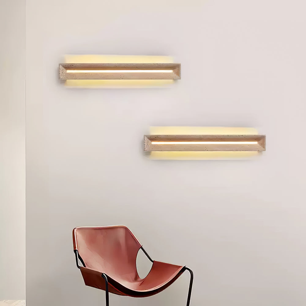 Solace Travertine Beam Wall Light - Vakkerlight