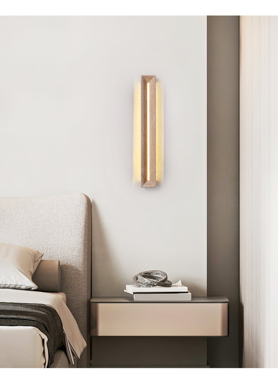 Solace Travertine Beam Wall Light - Vakkerlight