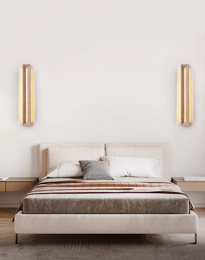 Solace Travertine Beam Wall Light - Vakkerlight