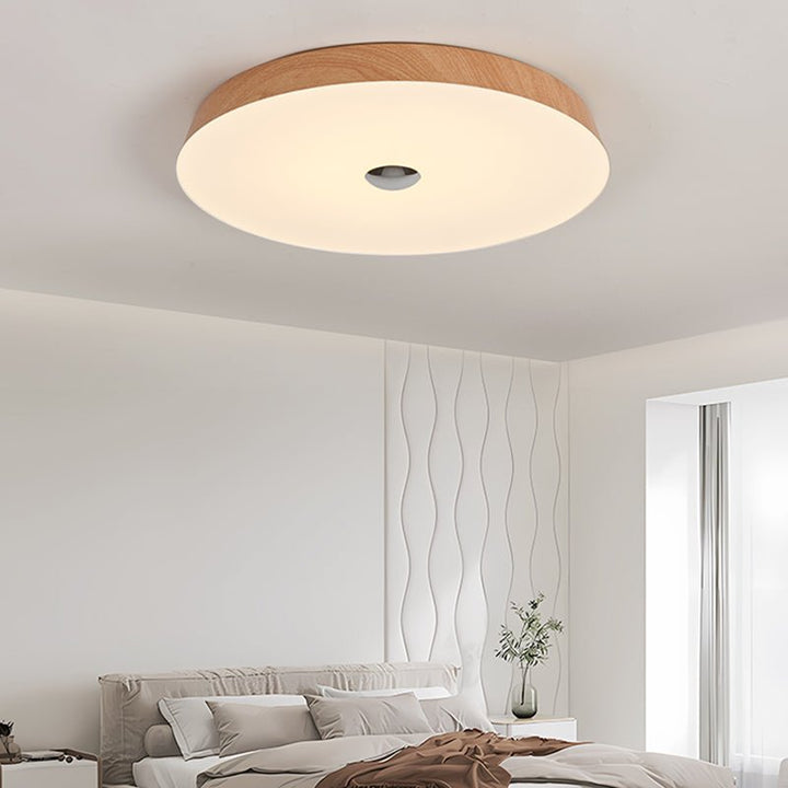 Solace Woodgrain Ceiling Light - Vakkerlight